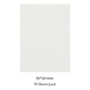 50 Sheets Creative Transparent PET Waterproof Posted It Sticky Note Pads Notepads Posits for School Stationery Office Supplies