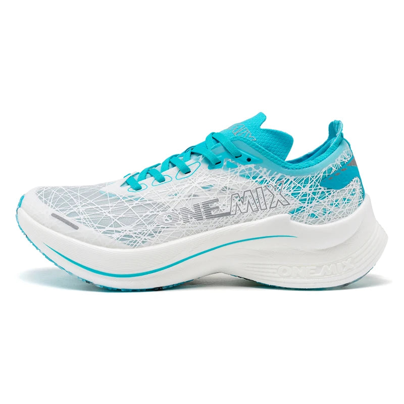 ONEMIX 2025 Marathon Carbon Plate Running Shoes Shock Absorption Ultra-light Sports Rebound Technology Outdoor Men Sneakes