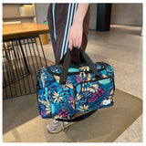 Oxford Leaves Large Capacity Travel Tote 2026 New High Quality Durable Bags Portable Daily Commute Versatile Travel Bags