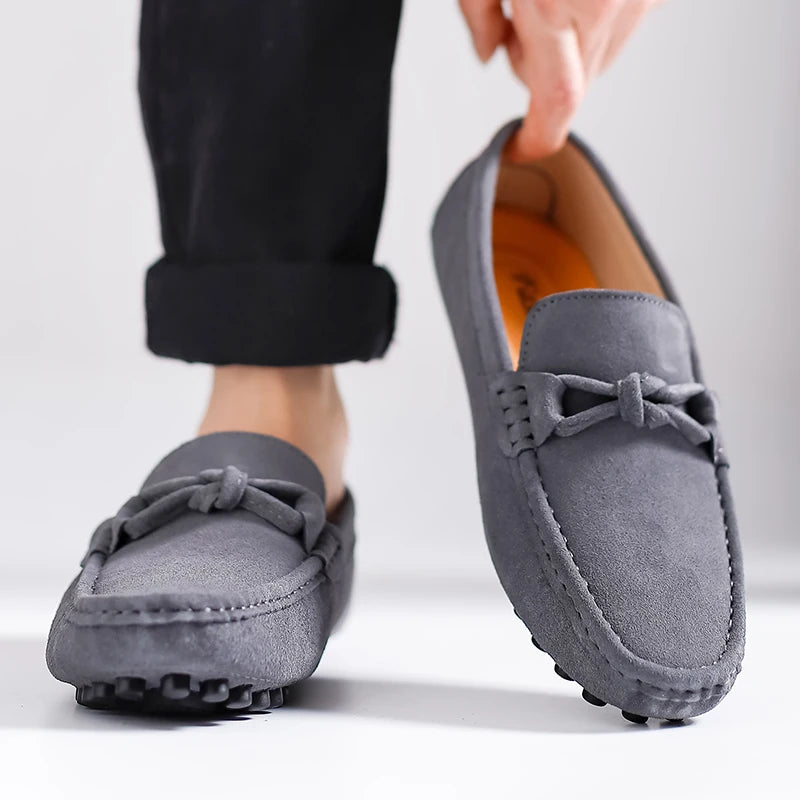 British Style Fashionable Red High-End Banquet Dress Shoes Men's Commuting Driving Work Loafer for Men's Anti-Slip Shoes