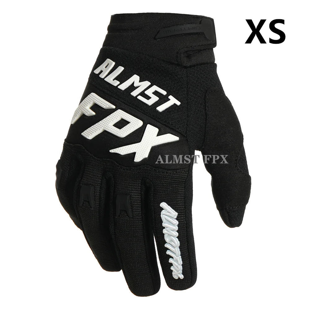 Age 4-12 Years Old Kids Full Finger Balance Bicycle Gloves Off-Road Racing Motorcycle Gloves Mountain Road Bike Children Gloves