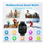KESHUYOU New 1.83-inch Smartwatch Call Notifications Sleep Monitoring Activity Tracking Compatible with Android and iOS