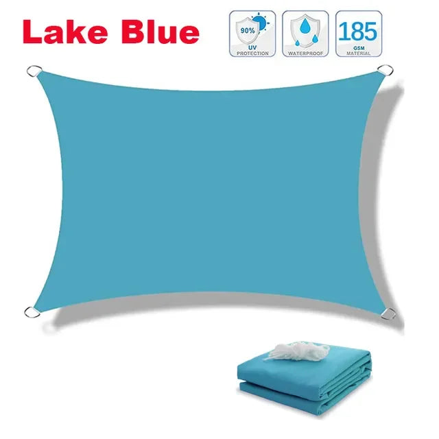 300D Waterproof Sun Shelter Sunshade Protection Shade Sail Awning Camping Shade Cloth Large For Outdoor Canopy Garden Patio