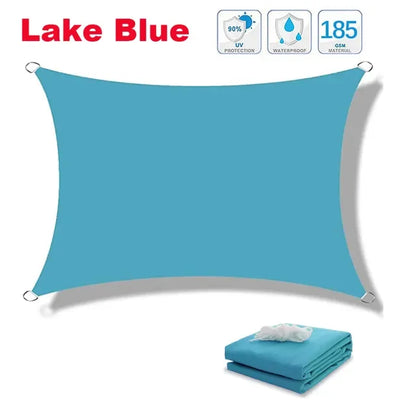 300D Waterproof Sun Shelter Sunshade Protection Shade Sail Awning Camping Shade Cloth Large For Outdoor Canopy Garden Patio