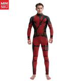 Halloween Adult Show Costume Marvel Costumes Deadpool Wolverine Cosplay Costumes Slim Jumpsuit