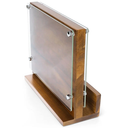 Magnetic Knife Holder With Acrylic Shield Double Side Knife Block Multifunction Storage Knife Stand for Kitchen Cutlery Display