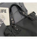 Soft Interior Compartment Shoulder Bags 2026 High Quality Contrasting Colors Bags for Women Fashion Zipper Pu Women's Handbags