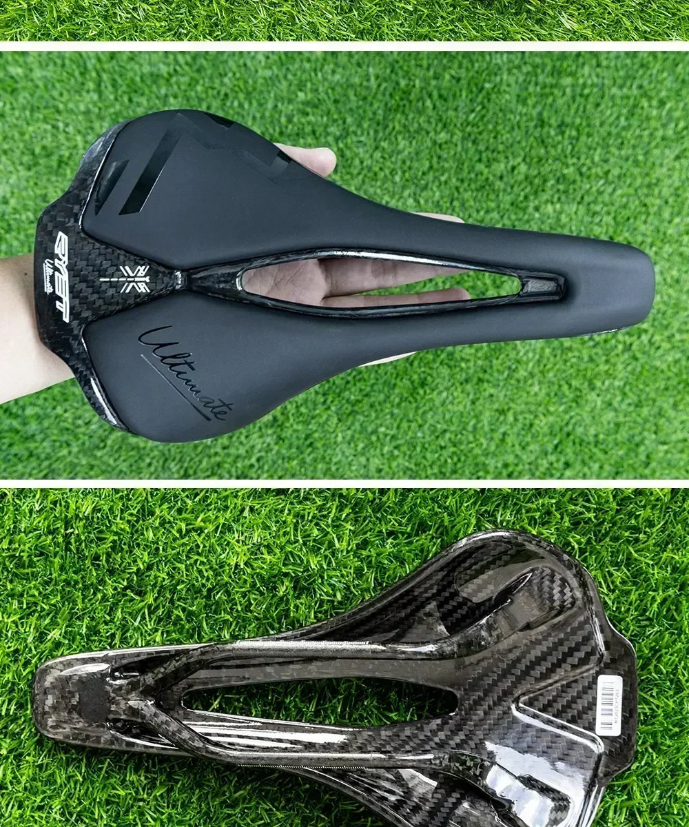 RYET Bicycle Saddle Ultralight Racing Bike Full Carbon Bike Seating Saddles 115g 7x9mm Road Sports Cushion Cycling Accessories