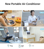 2025 New Portable Air Conditioner with Ultraviolet Germicidal Lamp USB Air Cooler Desktop Mini Cooling Fan
