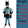 Kids Bat Cosplay Jumpsuit Hero Costume Suit with Cape Mask Men Superhero Wayne Cosplay High Quality Halloween Carnival Party