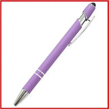 50pcs Light Metal Ballpoint Pen Touch Screen Pen Office School Advertising Pen Custom Logo Text Engraving Laser Engraving