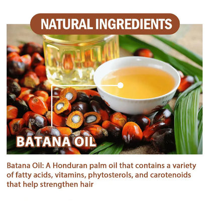 Óleo de Batana para o crescimento do cabelo, 100% puro e natural, tratamento da perda de cabelo, orgânico