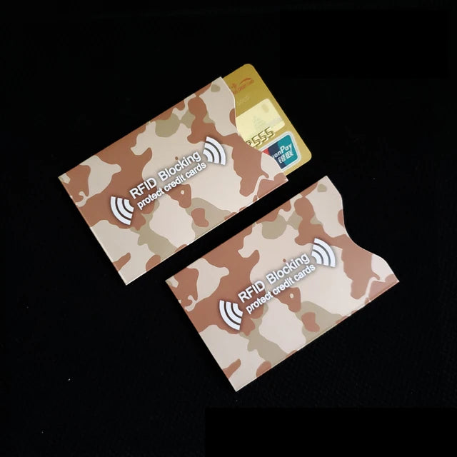 1pc cartões de bloqueio rfid sem contato nfc cartão de crédito de débito protetor de passaporte conjunto bloqueador design anti-roubo inteligente se encaixa perfeitamente