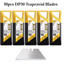 Deli 10pcs/box Knife Blade 9mm 18mm SK5 Metal Blades for Home School Supplies Art Craft Paper Box Cutting Utility Knife Tool