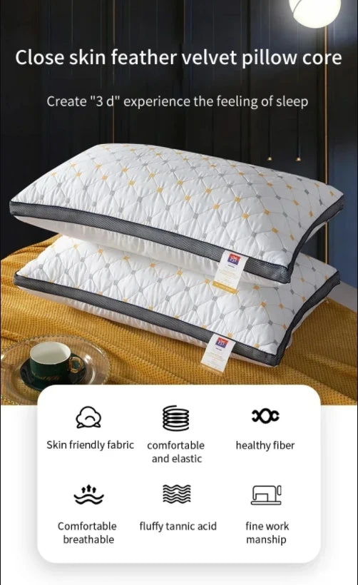 Cervical Orthopedic Neck Pillow Help Sleep And Protect The Pillow Neck Household Soybean Fiber SPA Massage Pillow For Sleeping