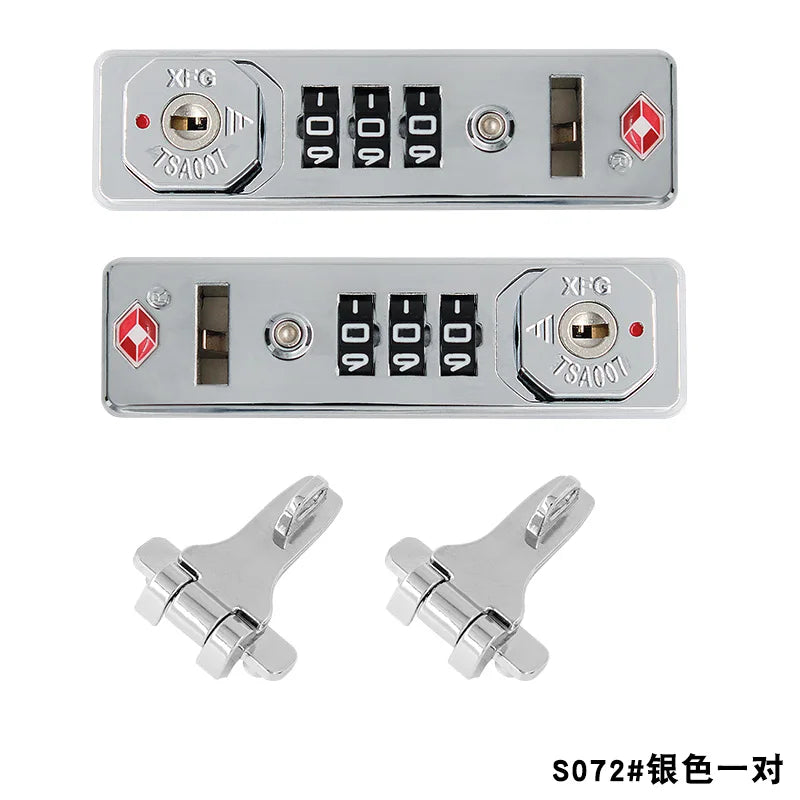 TSA Customs Lock Luggage Compartment Password Lock Accessories PKE Buckle Trolley Case Accessories Buckle Luggage Bag Lock