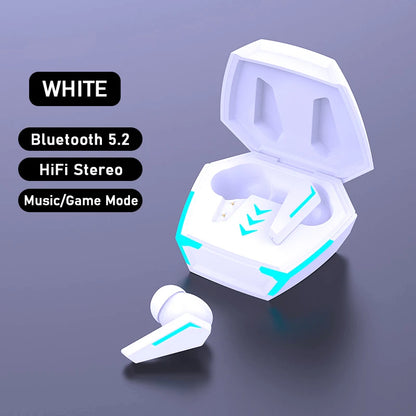 Tecsire M10 Gaming Bluetooth Earphone Wireless Earbuds TWS Stereo Bass Touch Control With Microphone