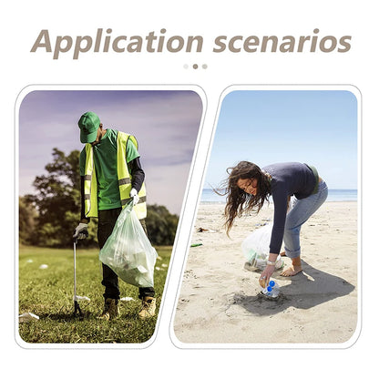 Selecionador de lixo comercial industrial, clipe de resíduos, ferramenta de limpeza, clipe de plástico de aço inoxidável, clipe sanitário, ferramenta ambiental