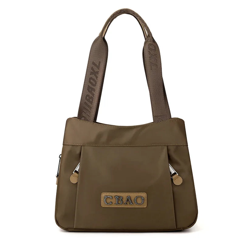 New Women's Bag Luxury Designer Oxford Cloth Handbag Women Shoulder Bag High Quality Fashion Solid Color Female Bags