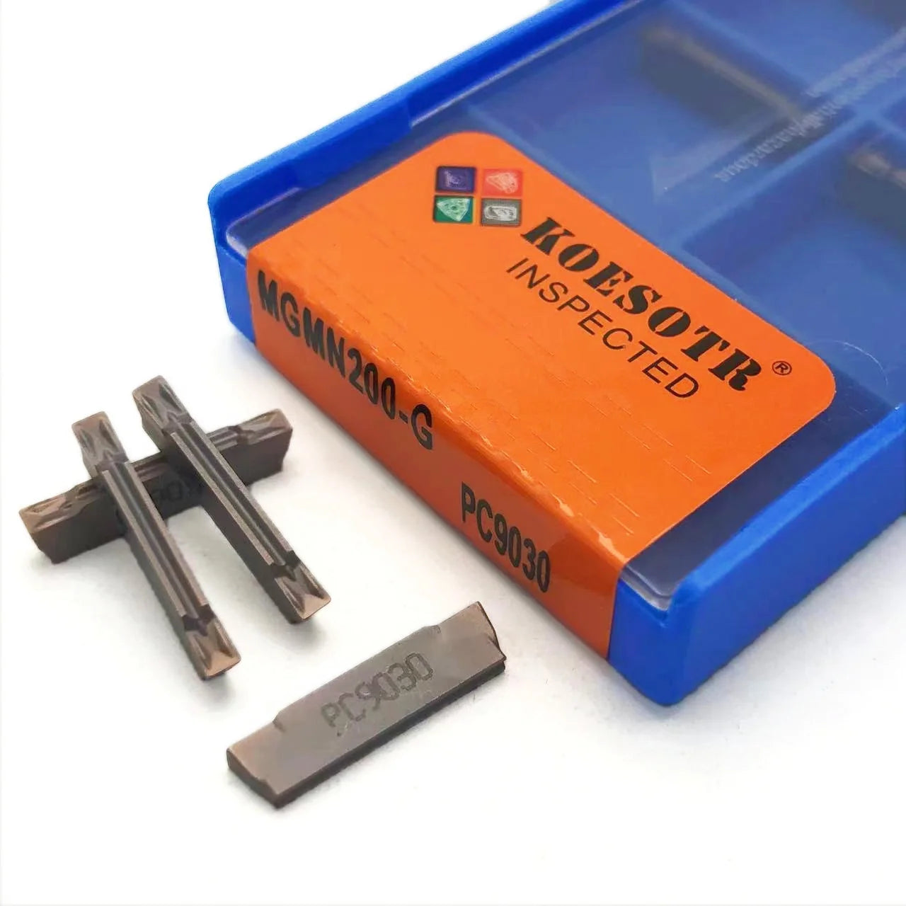 MGMN200 G NC3020 PC9030 NC3030 Herramientas de torneado Inserto de carburo para ranurado de 2 mm para metal MGMN 150 Insertos de ranurado para torno Prating