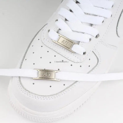 Cordones originales AF1, combinación de cordones blancos para zapatos planos y decoración de zapatos, para zapatillas Air Force One, accesorios para zapatos.