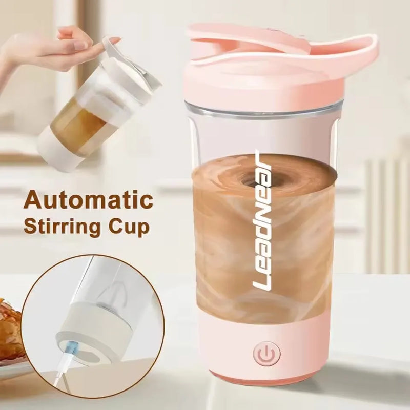 New Self-Stirring Shaker Cup Automatic Stirring Cup for Protein Shakes and Meal Usb Rechargeable Shaker Portable Mixing Cups