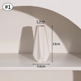 Ceramic Flower Vase Retro Table Decorative Vase Dried Flower Arrangement Pot Home Wedding Gifts Aesthetic Vase Desktop Ornament