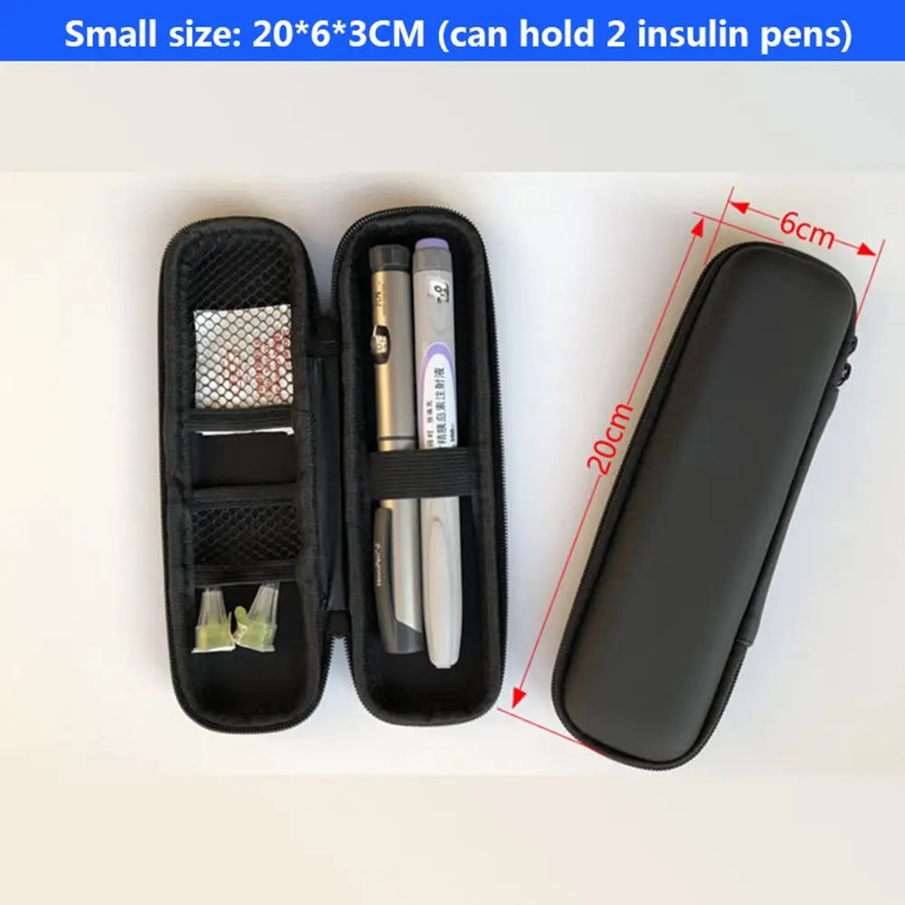 1PC Portable Diabetic Insulin Cooling Bag Protector Pill Refrigerated Ice Pack Medical Cooler Insulation Organizer Travel Case