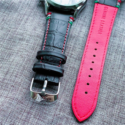 1:1copy MenQuatz Watches Classic Leather Strap Wrist Watch with Watch