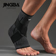 1 tobillera de compresión ajustable para hombres y mujeres, resistente, protección deportiva. 