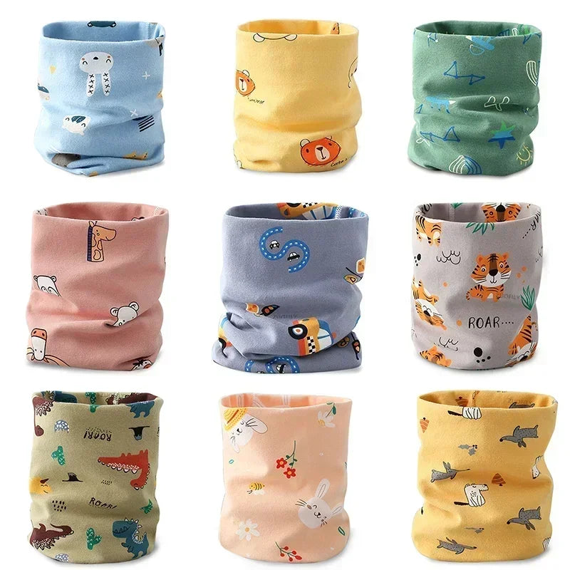 New Cotton Baby Scarf Autumn Spring Snood Children Boy Girl Scarf Kids Child Neck O Ring Scarves Collar Warm Neckerchief