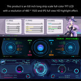 3/5/8.8inch IPS USB Secondary Screen HD-MI Computer CPU GPU RAM HDD SSD Monitor USB Sub Display 480X1920 For Raspberry Pi Linux
