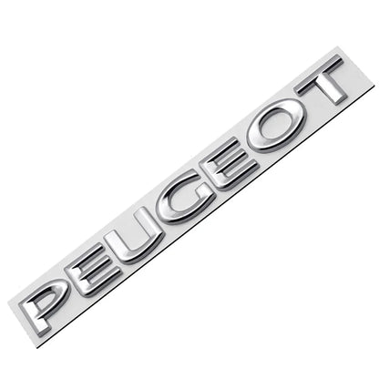 Metal Car Rear Trunk Badge Tail Letter Emblem Sticker for Peugeot 107 108 206 207 208 301 307 308 407 408 2008 5008 Exterior