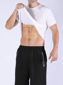 5PCS Men's Solid Color Ultralight Quick Dry Sport T-Shirt, Breathable Lightweight Top For Fitness Training Workout Running Gym