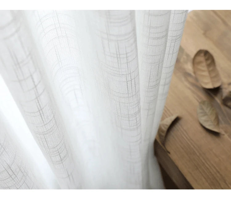 Japanese cotton linen sheer curtains for bedroom living room curtains for study curtain living room set plan curtain tulle