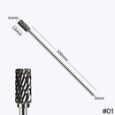 Extra Long 100mm Rotary Rasp File Carving Grinder Abrasive Tools Carbide Burr Alloy Bits Milling Cutter Drill For Metal Wook