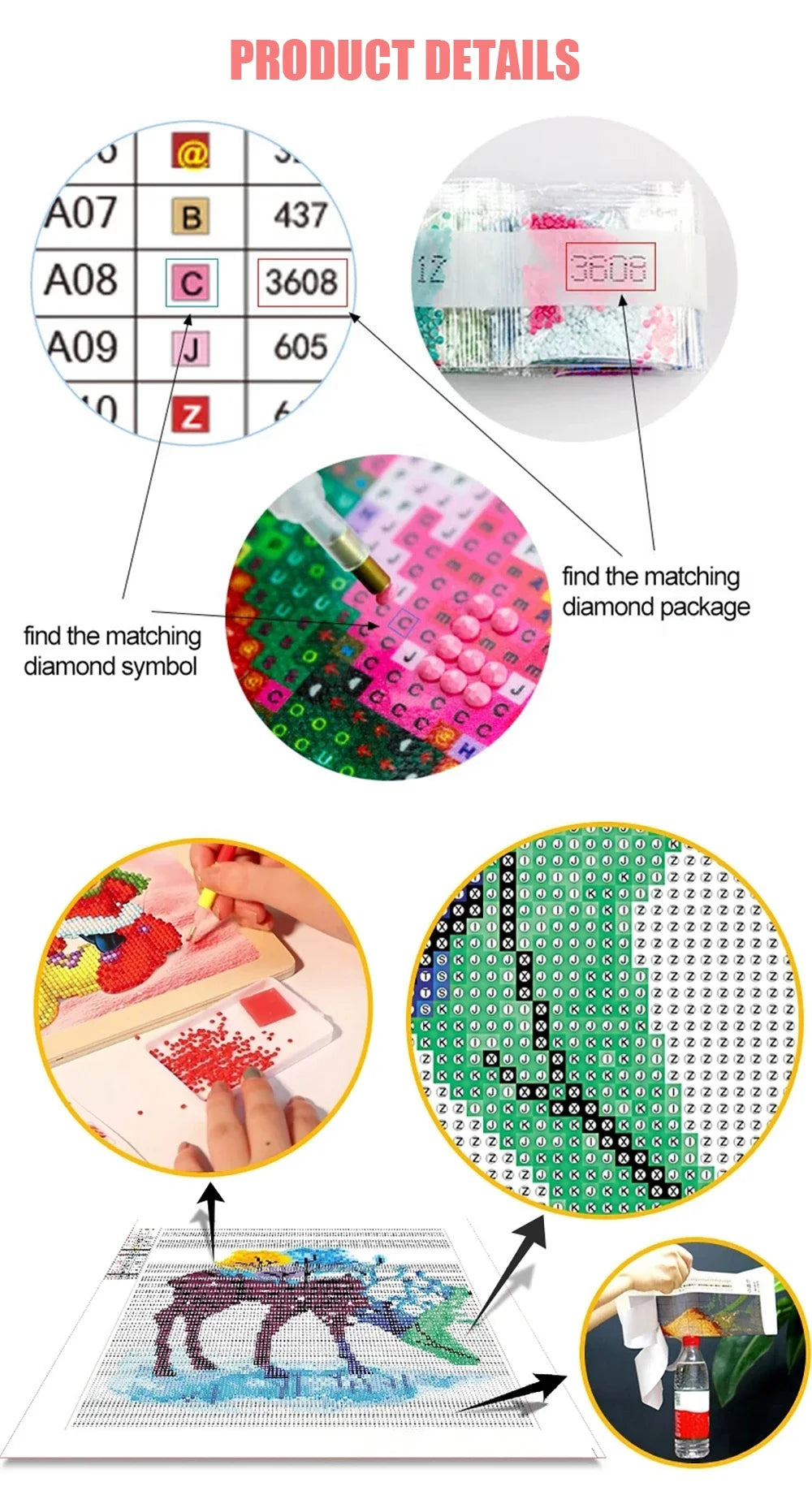 5D Diamond Painting Kits for Adults, Full Round Diamond Art Butterfly, Very Suitable for Beginners and Gifts for Wall Home Decor