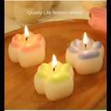 1pc/4pc Cat Paw Design Scented Candle ,For Birthday, Valentine's Day, Diy Home Decoration, party decoration, wedding souvenirs