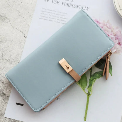 2024 Fashion Wallet Women's Purse Wallet Card Holder Female Clutch Long Purse Multi-card Holder Luxury Designer Lady Coin Purses