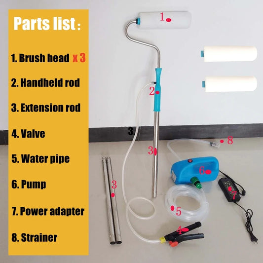 UNDEROOF - Automatic Paint Roller Coater, Self-Priming, Self-Emulsifying Tool, Telescopic Brush, Extended Printing