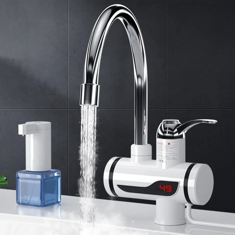 3000W Electric Kitchen Water Heater Tap Instant Hot Water Faucet Heater Cold Heating Faucet Tankless Instantaneous Water Heater