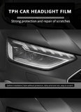 Car Headlight & Taillight & Fog Light Lamp wrap Film Smoke Black TPH PU PPF Protective Film For Car Styling Motorcycle Decorate