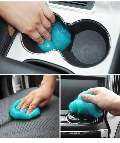 Car Cleaning Gel Soft Glue Car Air Outlet Vacuum Mud Multi-function Keyboard Gap Cleaning Mud Car Gap Dust Dirt Cleaner Soft Gel