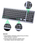 UGREEN Keyboard Wireless Bluetooth 5.0 2.4G Russian/Korean/EN 99 Keycaps For MacBook iPad PC Tablet USB C Rechargeable Keyboard