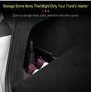 USVOTOV Trunk Organizer for Tesla Model Y Juniper Launch Refresh 2025 Rear Trunk Storage Bins Side Box Organiser TPE Accessories