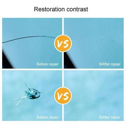 Car Glass Scratch Repair Fluid Agent Set  Windscreen Window Glass Nano Scratch Crack CrackResin Repair Agent Tools