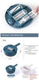 12PCS New Kitchen Multi-functional Nine-in-one Vegetable Cutter Grater Potato Radish Shredder Vegetable Cutter Salad Utensils