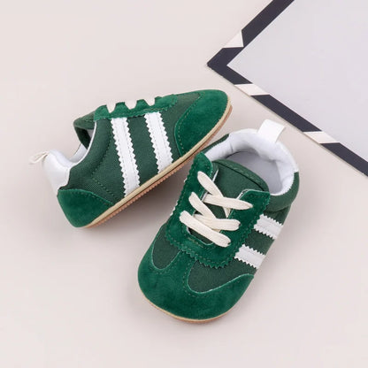 Hot Selling Baby Casual Sports Shoes Spring and Autumn Girls and Boys High Quality PVC Sole Anti Slip Prewalker Shoes BLS4034