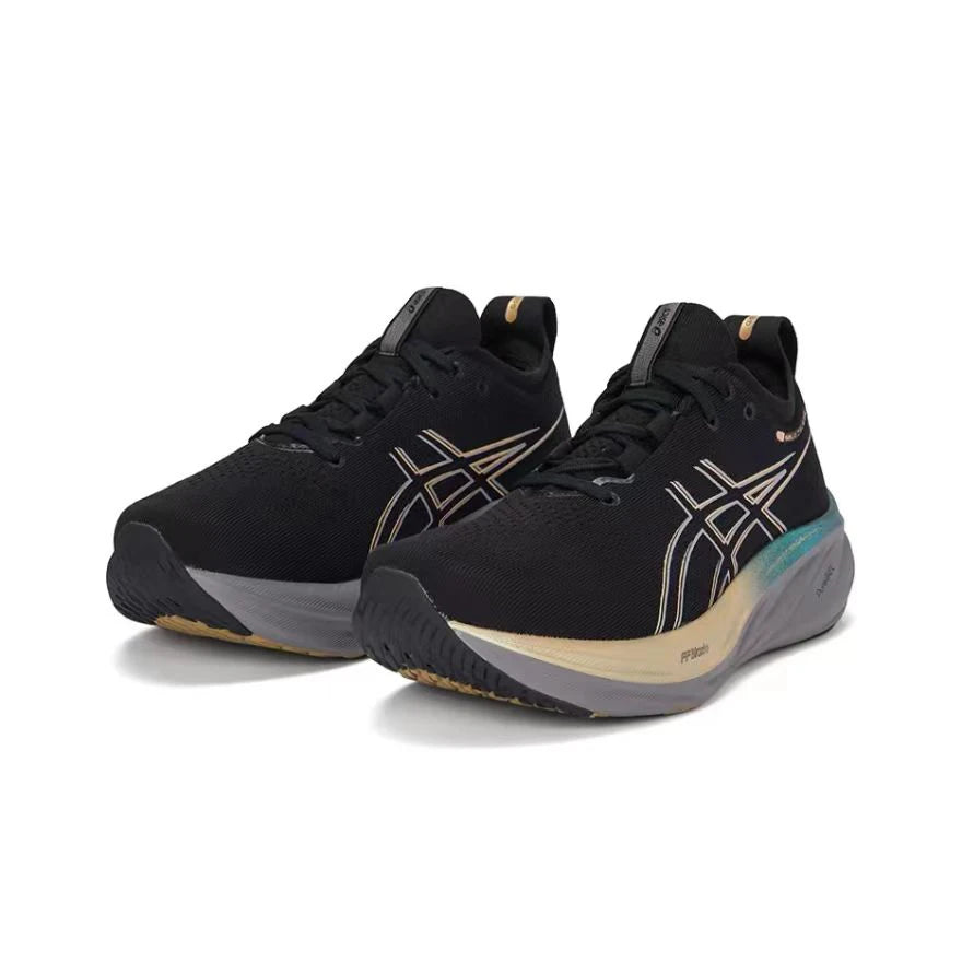 Zapatillas de running Asics Nimbus 26 originales para hombre, amortiguación, estabilidad, deportivas Asics unisex, color blanco