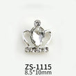 10pcs New Crown Alloy Zircon Nail Art Charms Silver Shiny Crystals Jewelry Hot Sale Nails Decoration 3D Manicure Accessories %2